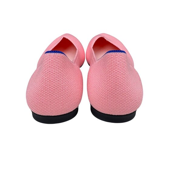 Rothys The Point II Pink Knit Pointed-Toe Flats Womens Shoes New Without Box 7 - Picture 6 of 7